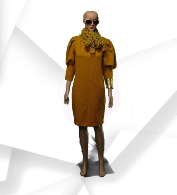 Women A-line Yellow Dress