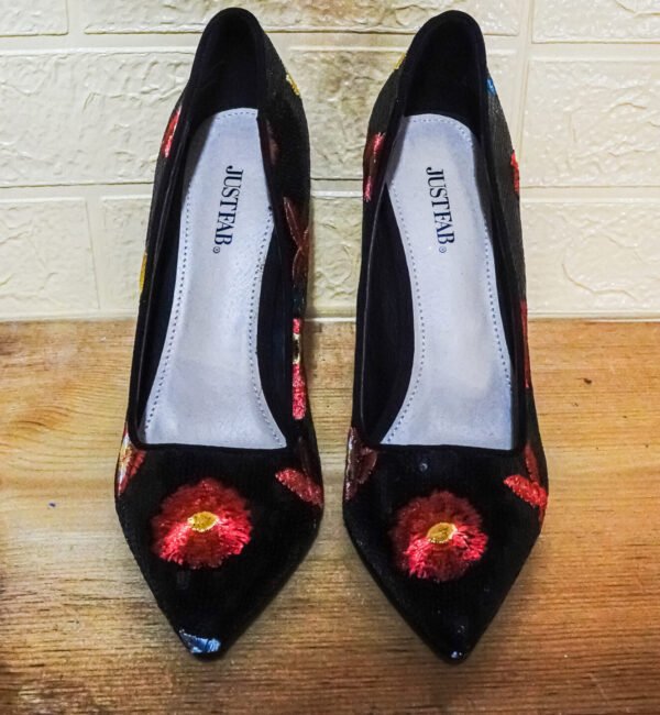 Black JustFab Stiletto Heels for Women
